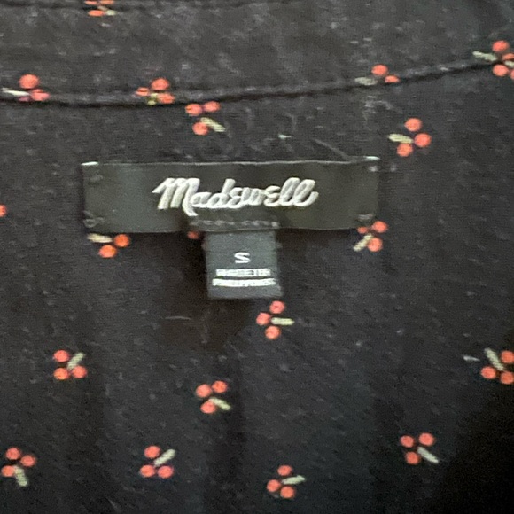Floral flannel madewell top - Picture 2 of 2